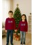 Unisex Happy New Year Yılbaşı Baskılı Yetişkin ve Çocuk Sweatshirt 3 Iplik Şardonlu Kumaş 3