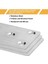 20 Pack 3x1.5inch Düz Tamir Plakaları Düz Braket, Paslanmaz Çelik Tamir Birleştirme Plakaları Çit Için Onarım Sabitleme Braketi (Yurt Dışından) 4