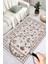 Dijital Baskılı Renkli Kilim Desenli Kaymaz Taban Yıkanabilir Halı 3