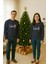 Unisex Happy New Year Yılbaşı Baskılı Yetişkin ve Çocuk Sweatshirt 3 Iplik Şardonlu Kumaş 2