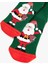 Pamuklu Noel Baba Baskılı Yılbaşı Çorap 3