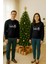 Unisex Happy New Year Yılbaşı Baskılı Yetişkin ve Çocuk Sweatshirt 3 Iplik Şardonlu Kumaş 2