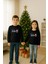 Unisex Happy New Year Yılbaşı Baskılı Yetişkin ve Çocuk Sweatshirt 3 Iplik Şardonlu Kumaş 3