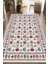 Dijital Baskılı Renkli Kilim Desenli Kaymaz Taban Yıkanabilir Halı 1