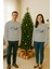 Unisex Happy New Year Yılbaşı Baskılı Yetişkin ve Çocuk Sweatshirt 3 Iplik Şardonlu Kumaş 2
