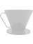 V60 Dripper Filtre Kahve Demleme Aparatı - Beyaz 1