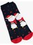 Pamuklu Noel Baba Baskılı Yılbaşı Çorap 1