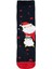 Pamuklu Noel Baba Baskılı Yılbaşı Çorap 2