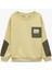 Uzun Kollu Bisiklet Yaka Oversize Sweatshirt 1