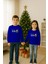 Unisex Happy New Year Yılbaşı Baskılı Yetişkin ve Çocuk Sweatshirt 3 Iplik Şardonlu Kumaş 3