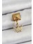 316L Çelik Sallantılı Zirkon Taşlı Kraliçe Tacı Model Gold Renk Nomination Charm 1