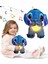 Nefes Alan Peluş Uyku Arkadaşı Stitch Mavi Renk 1