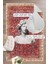 Bordo Kilim Antik Büst Desenli Kaymaz Taban Yıkanabilir Halı 3