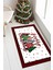 Yılbaşı Temalı Merry Christmas Dijital Baskılı Yıkanabilir Halı 2