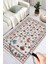 Dijital Baskılı Renkli Kilim Desenli Kaymaz Taban Yıkanabilir Halı 4