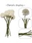 Yapay Çiçekler Chrysanthemum Ball Flowers Buket Buket 10 Adet Önemli Insanlar Için Mevcut Glorious Ahlaki (Beyaz) (Yurt Dışından) 5