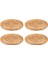4pc Doğal Su Kabak Dokuma Placemat Yuvarlak Dokuma Rattan Masası Mat Su Kabağı Placemat Yuvarlak Ped Dokuma Yeşil Tropik Düğün Veya Ev Dekorasyonu 30CM (Yurt Dışından) 4