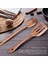 Sağlıklı Pişirme Aletleri Set Ahşap Pişirme Aletleri Doğal Yapışmaz Sert Ahşap Spatula ve Kaşık - Dayanıklı Çevre Dostu ve Güvenli Mutfak Yemek Kaşığı (Yurt Dışından) 5
