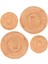 4 Paket El Dokumalı Rattan Coasters, Masa Sıcak Bulaşık Plakaları Için Masa Dokuma Trivet, Masa Için Pot Tutucu, Isıya Dayanıklı Paspaslar (Yurt Dışından) 2