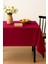 Kadife Dokulu Masa Örtüsü | Şık, Yumuşak, Leke Tutmaz Fuşya Masa Örtüsü 1