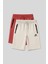 Standart Kalıp 2li Paket Bej-Kiremit Erkek Şort - 81136 1