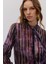 Çizgi Desenli Bağlama Detaylı Gömlek 1