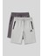 Standart Kalıp 2li Paket Koyu Gri-Taş Erkek Şort - 81136 1