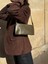 Ilot.ıstanbul | Minimalist Dikdörtgen Baget Omuz Çantası Pürüzsüz Haki Yeşil Mini Bar Bag 2