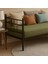 Soho Daybed Tek Kişilik Sedir Divan Metal Karyola Siyah 2
