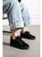 Kadın Sneaker Süet Siyah Kısa Topuklu Casual/günlük Soğuk Havaya Dayanıklı 1