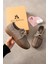 Kadın Loafer Ayakkabı Süet Bej Kısa Topuklu Casual/günlük 1