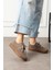 Kadın Loafer Ayakkabı Süet Bej Kısa Topuklu Casual/günlük 4
