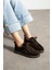 Kadın Sneaker Süet Kahverengi Kısa Topuklu Casual/günlük Soğuk Havaya Dayanıklı 3