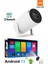2025 Yeni Versiyon HY300 Pro Projeksiyon – Yüksek Parlaklık, 4K Destekli, Wifi + Bt5.2, Android 13 1