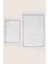 Root 2’li Takım Banyo Paspası %100 Pamuk 40X60+60X90 cm Açık Mavi 2
