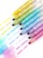 Highlighters Silinebilir Fosforlu Kalemler 6'lı Set 4