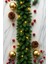 Yılbaşı 160 cm Büyük Boy Çam Garland Işıklı Set Led, Yeşil, Şık ve Parlak Dekorasyon. 1