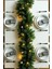 Yılbaşı 160 cm Büyük Boy Çam Garland Işıklı Set Led, Yeşil, Şık ve Parlak Dekorasyon. 2