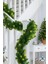 Işıklı Yeşil Yılbaşı Süsü Basic Garland, Şık ve Parlak Dekorasyon Aksesuarı 1