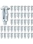 80 Pcs M4 Jack Somun Galvanizli Çelik Petal Somunları Ince Panel Montajı Için Genişleme Ankrajları 0 79 Inç Uzunluğunda (Yurt Dışından) 1