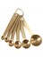 6pcs/set Ölçüm Kaşık Faydalı Paslanmaz Çelik Ölçüm Fincan Cozinha Kahve Ölçüm Kaşık Çay Altın (Yurt Dışından) 1