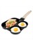 Yumurta Kızartma Tavası 3 Inç 1 Yumurta Tava Tavası Yapışmaz Omlet Tava ile Ahşap Saplı Mutfak Kahvaltı Yumurta Pişirme Tavası B B B (Yurt Dışından) 1