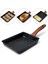 2x Tamagoyaki Pan Japon Omlet Tava Yapışmaz Tava Kaplama Kare Yumurta Tavası Kızartma Tavası Omlet Veya Krep Yapmak Için (Yurt Dışından) 5