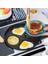 4 Delikli Kahvaltı Tavası Mini Omlet Pan Mutfak Araçları Yapışmaz Küçük Kızartma Tan Yumurta Hambra Kalıp (Yurt Dışından) 5