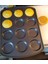 12 Delik Yapışmaz Yuvarlak Cupcake Kalıp Tava Çörek Karbon Çelik Pişirme Tava Puding Fırın Bisküvi Tava Kolay Temiz (Yurt Dışından) 4