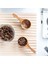 2pcs Ahşap Kaşık Mini Kahve Ölçüm Fincan Ahşap Dondurma Kaşık Mutfak Ölçüm Kaşık (Yurt Dışından) 5