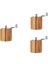 3x Biber Değirmeni Klasik Saplı ve Ayarlanabilir Seramik Rotorlu El Krank Odun Biber Öğütücü (Yurt Dışından) 1