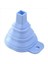 2x Yenilik Silikon Katlanır Huni Teleskopik Uzun Katlanabilir Stil Huniler Mavi (Yurt Dışından) 4