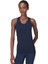 Athlete Seamless Workout Tank Kadın Mavi Fitness Tişört 1