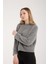 Kadın Gri Sakal Iplik Yarım Balıkçı Yaka Triko Kazak 4